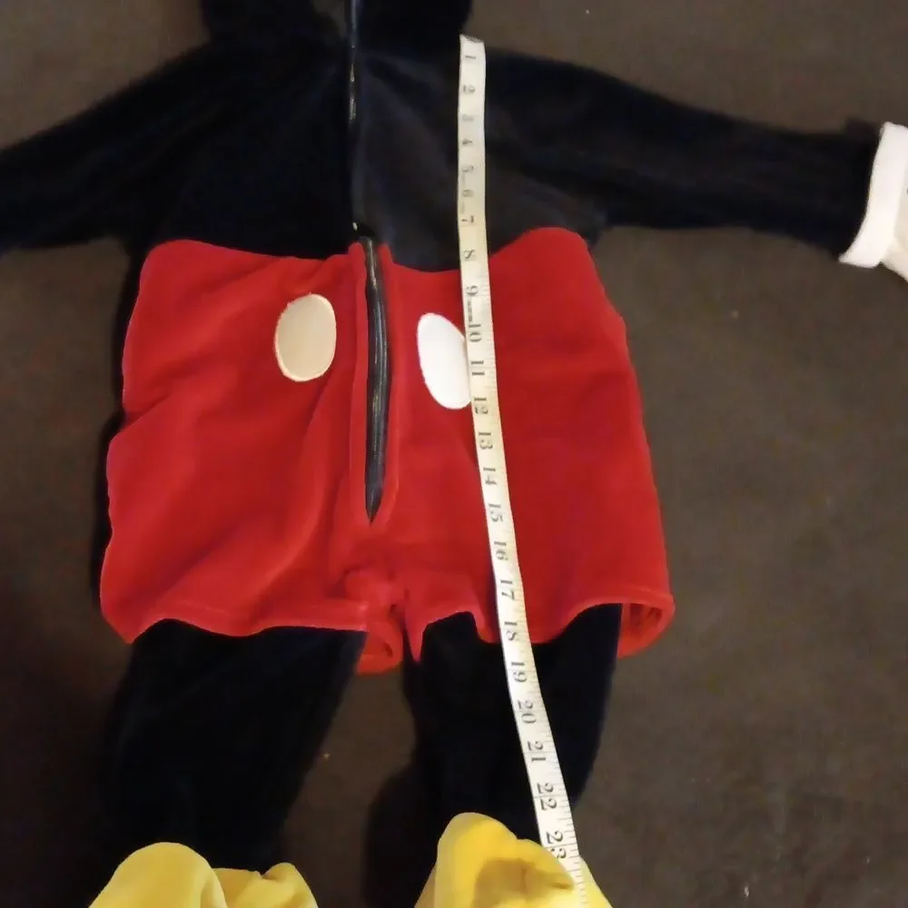 Kids Mickey Mouse Costume - Black and Red Size 6-12 Months Preowned - Picture 10 of 12